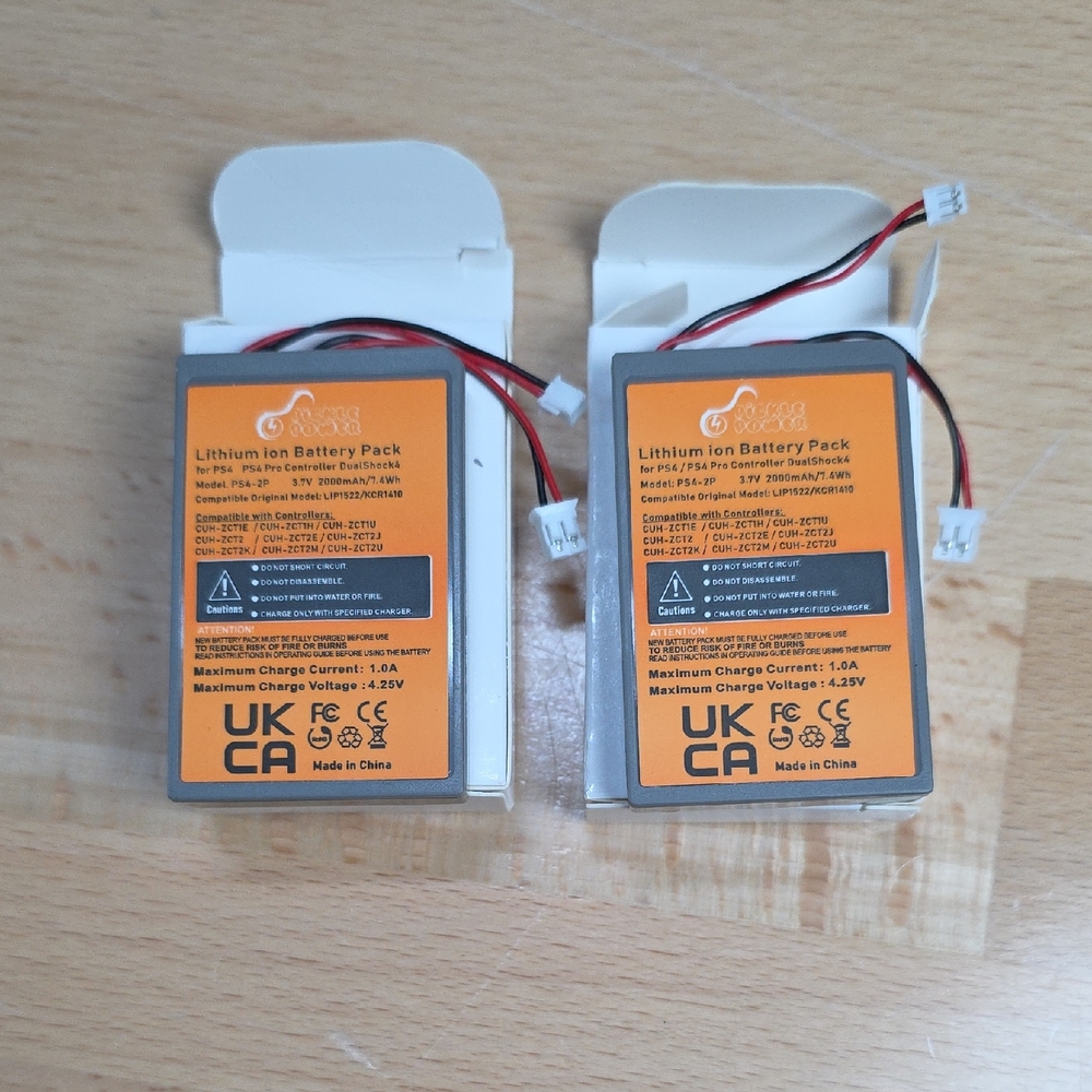 Orange Lithium Ion Battery Pack TT-PS4-2P